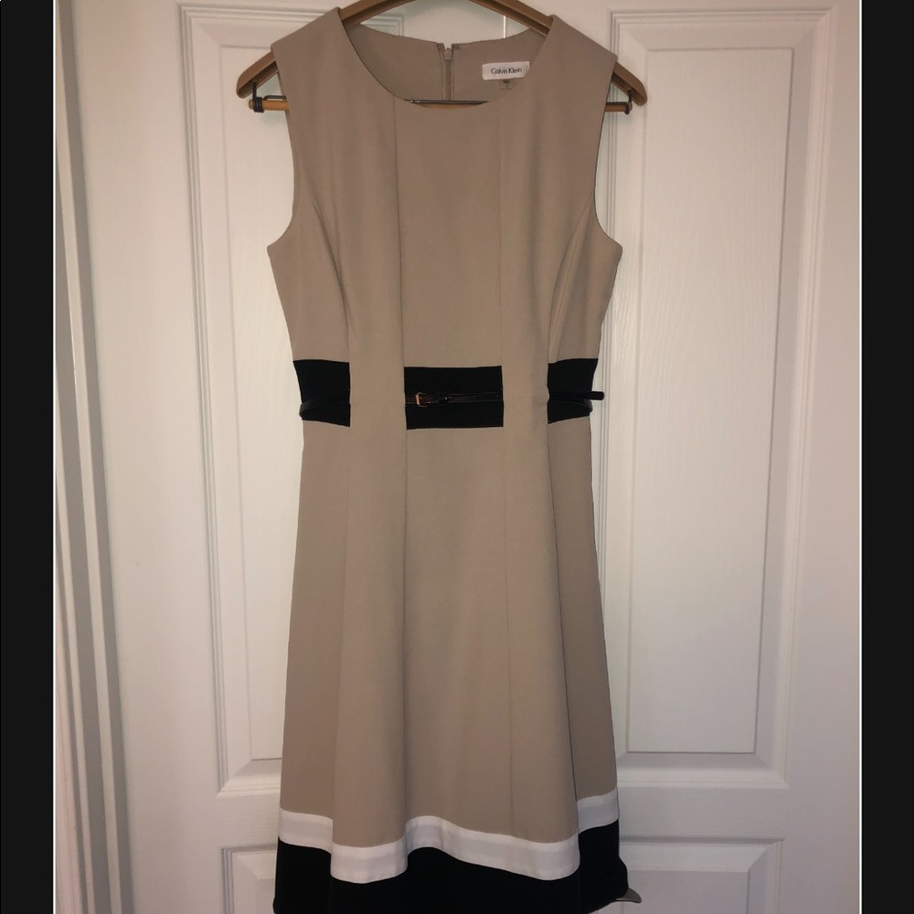 🌵Calvin Klein Tan Dress Size 6
